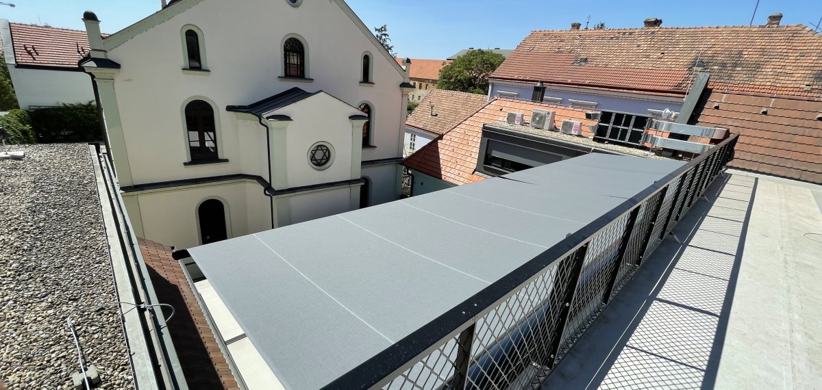 Reštaurácia Trnava, markízy Markilux 1600